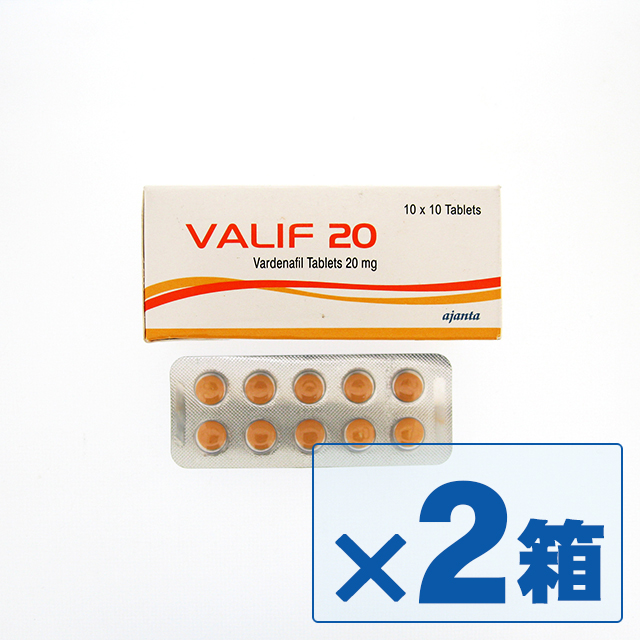 バリフ(VALIF) 20mg 10錠 ×2箱セット　※レビトラのジェネリック