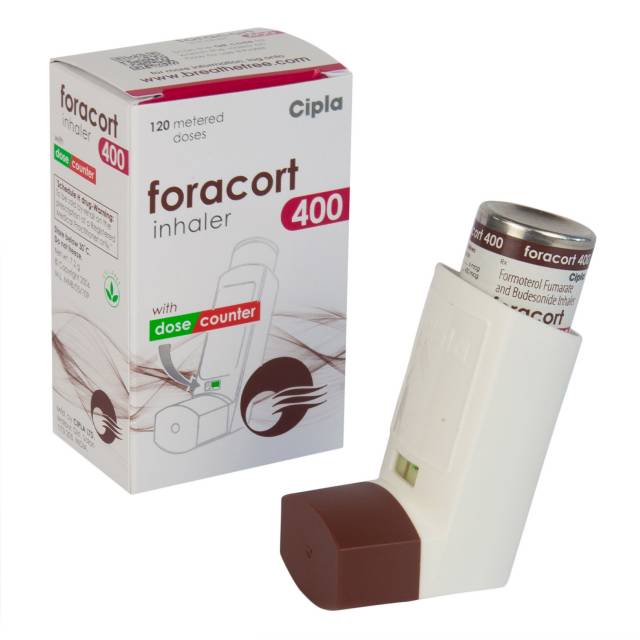 フォラコート(FORACORT) 吸入器 400mcg + 6mcg 120回分