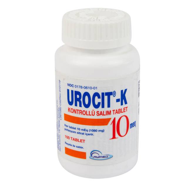 ユーロシットK(UROCIT- K) 徐放剤 1080mg 100錠