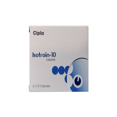 イソトロイン(Isotroin) 10mg 30カプセル　※アキュテインのジェネリック