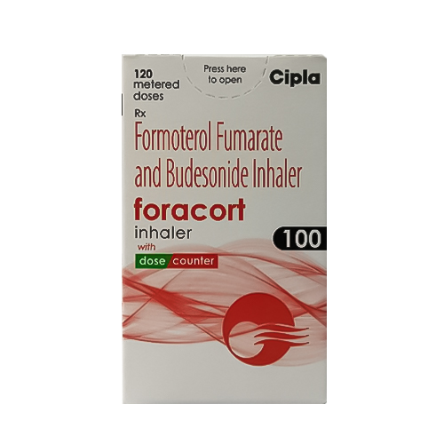 フォラコートインヘラー(Foracort Inhaler) CFCフリー 100mcg 120回分