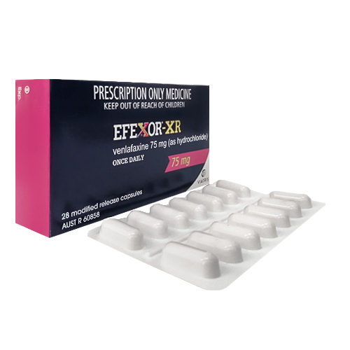 イフェクサーXR(Efexor XR) 75mg 28カプセル