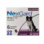 ネクスガード（NexGard）68mg チュアブル錠　犬用　10～25kg 6錠