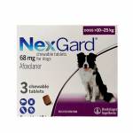 ネクスガード（NexGard）68mg チュアブル錠　犬用 10～25kg 3錠